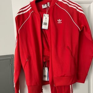 Brand New Adidas Women’s Track Suit (Red)